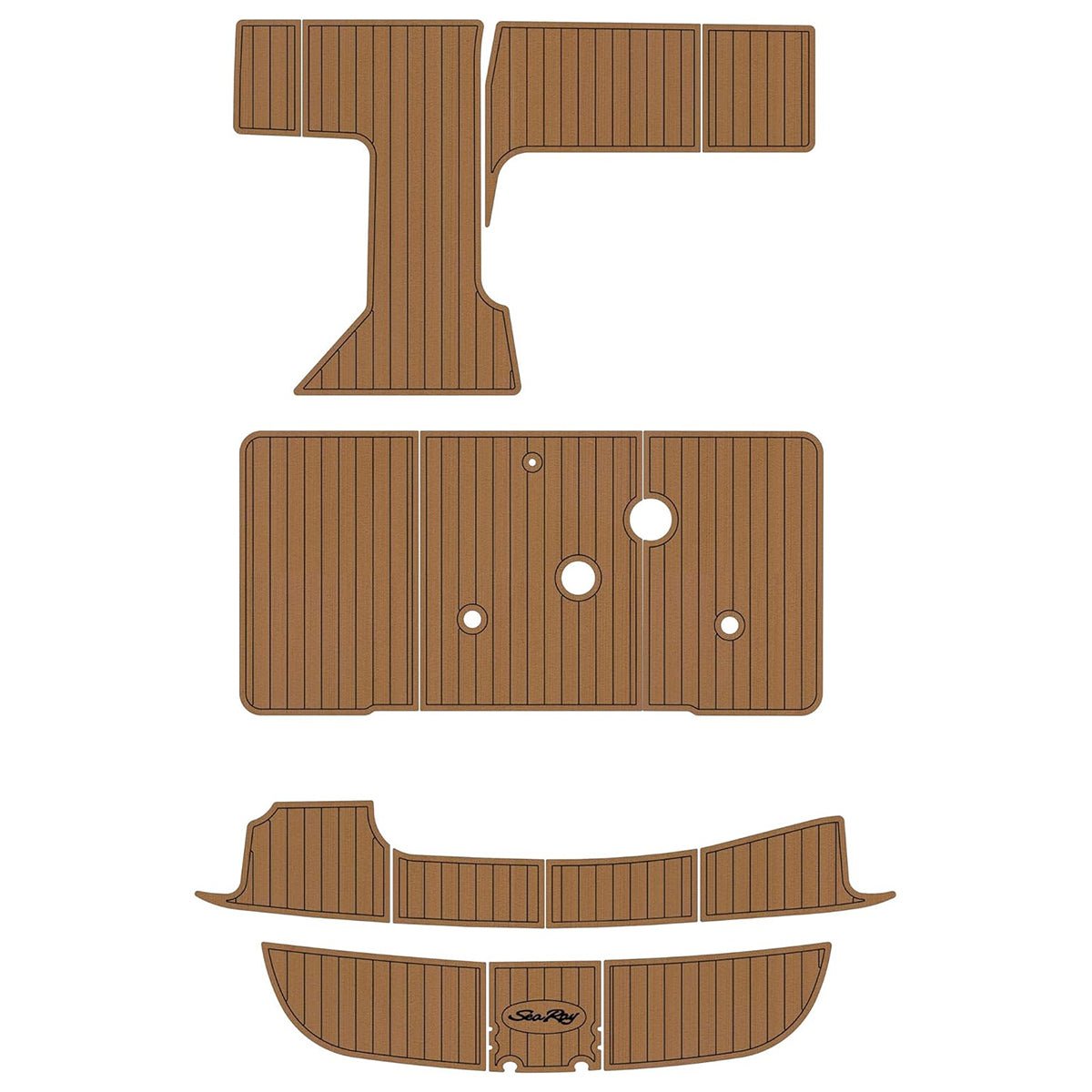 1995-1999 Sea Ray 330 – Custom EVA Foam Marine Flooring Kit | Non-Slip Decking - Kxkzren