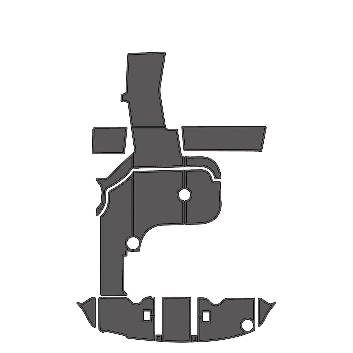Sea Ray 34 Express – Premium Custom Marine Flooring | Waterproof & Non-Slip - Kxkzren