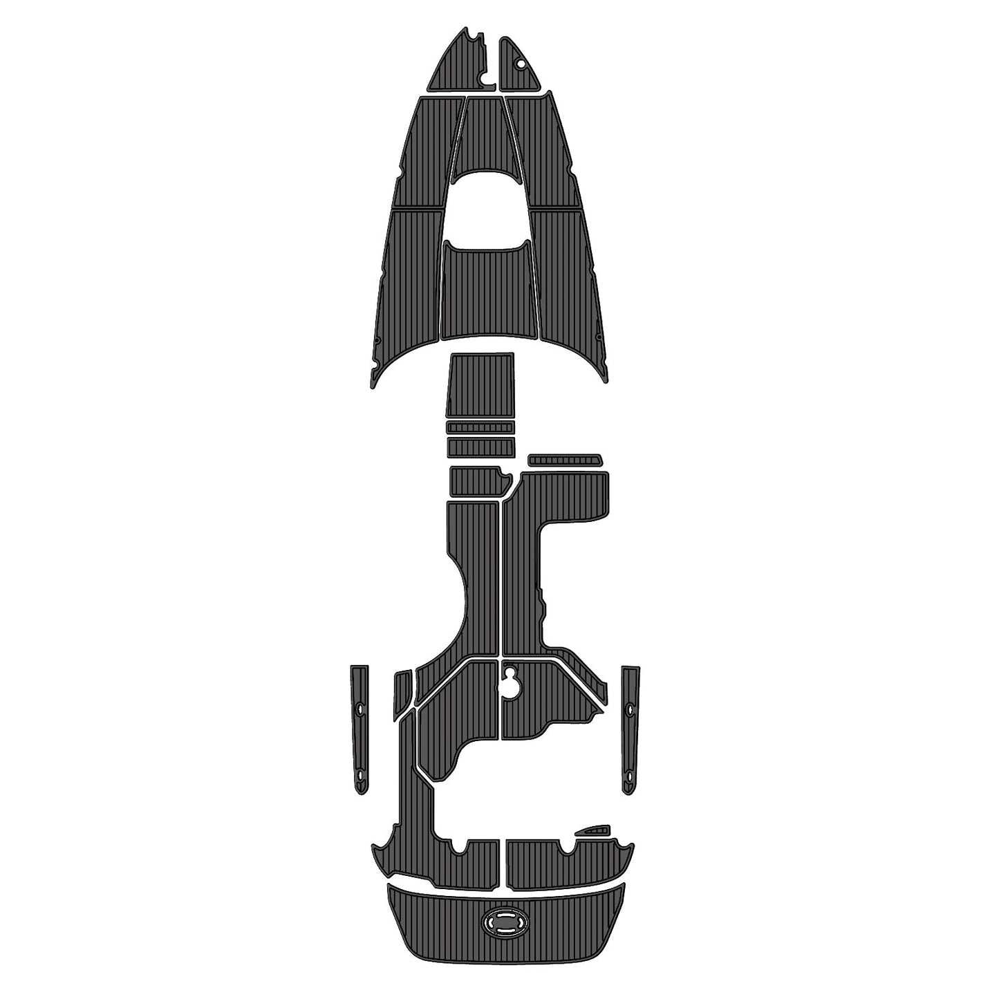 2007 Sea Ray Sundancer 260 – Custom EVA Foam Marine Flooring Kit | Non-Slip Boat Decking | UV & Saltwater Resistant - Kxkzren