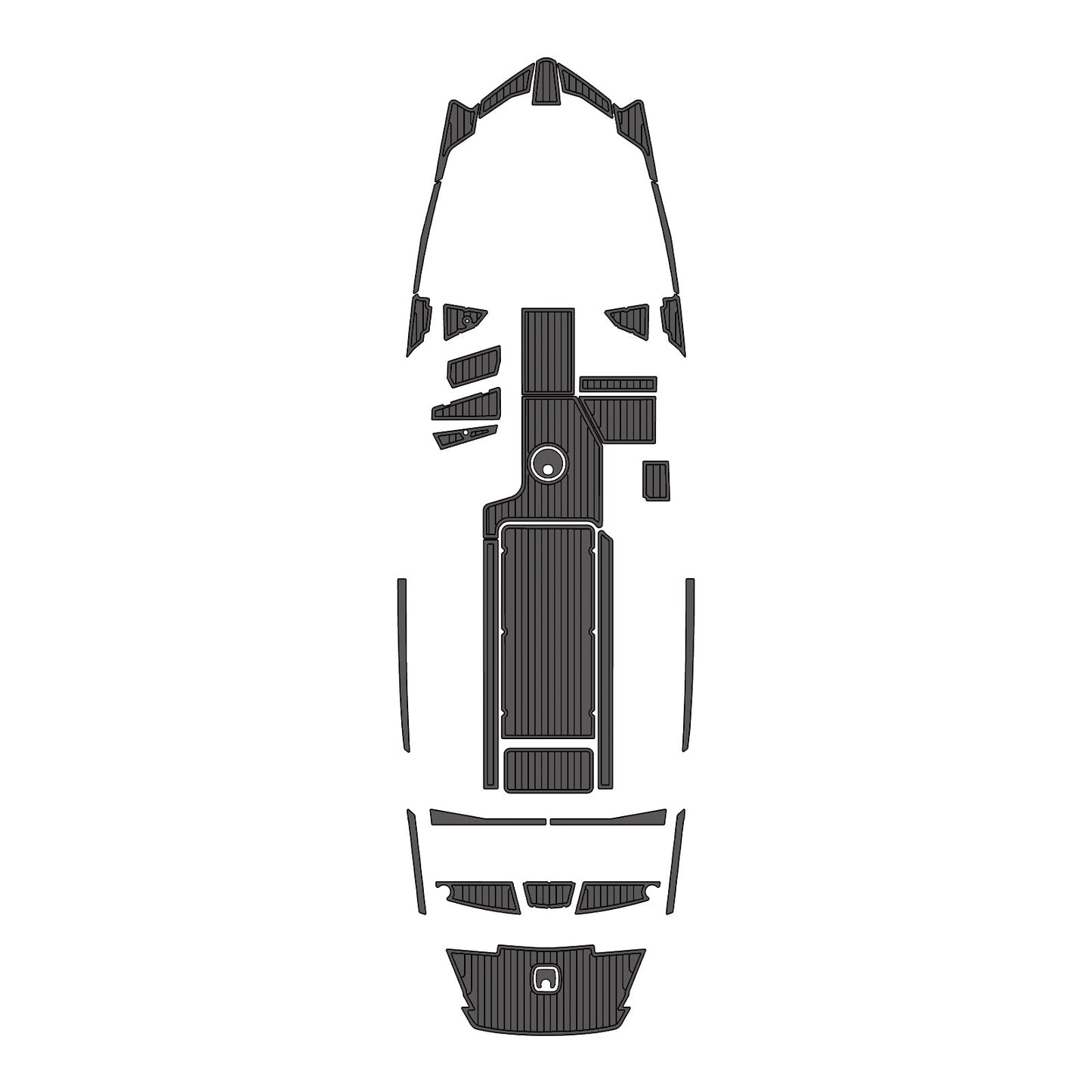 2018-2020 Axis A24 Eva Foam Boat Flooring | Faux Teak Boat Decking | Non-Slip Marine Mat for Swim Platform & Cockpit - Kxkzren