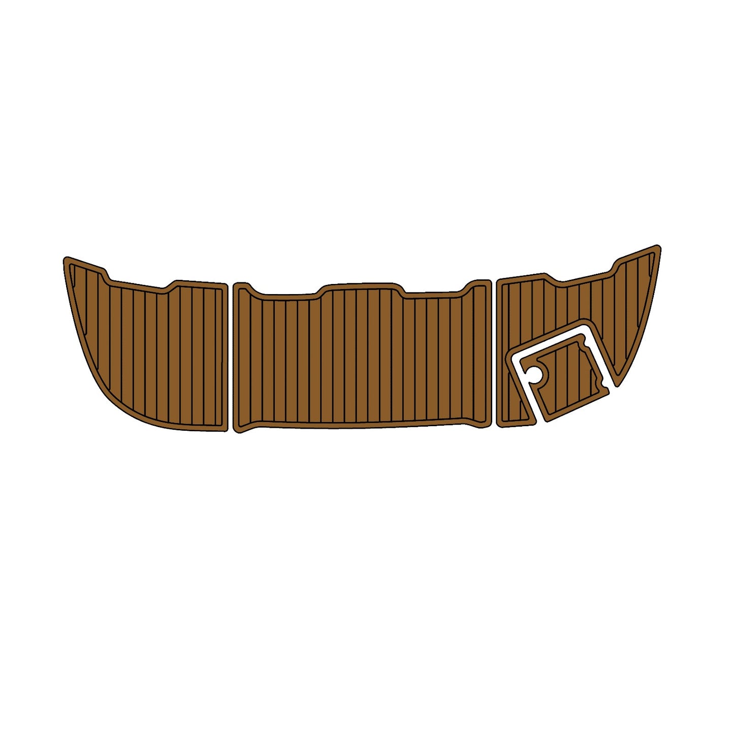 2001 Chaparral Signature 280 Eva Foam Boat Flooring Boat Decking Kxkzren Light Brown Black