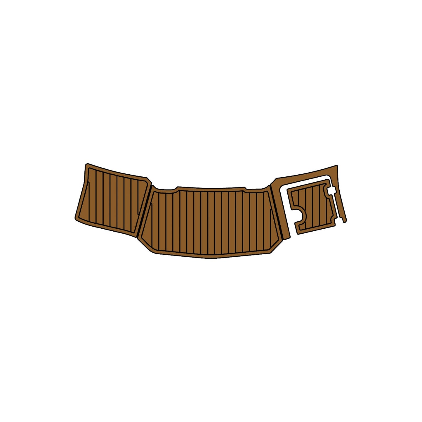 2018 Chaparral H20 21 Eva Foam Boat Flooring Faux Teak Boat Deck Foam Boat Decking Marine Mat Cockpit Swim Platform Pads Kxkzren Light Brown Black