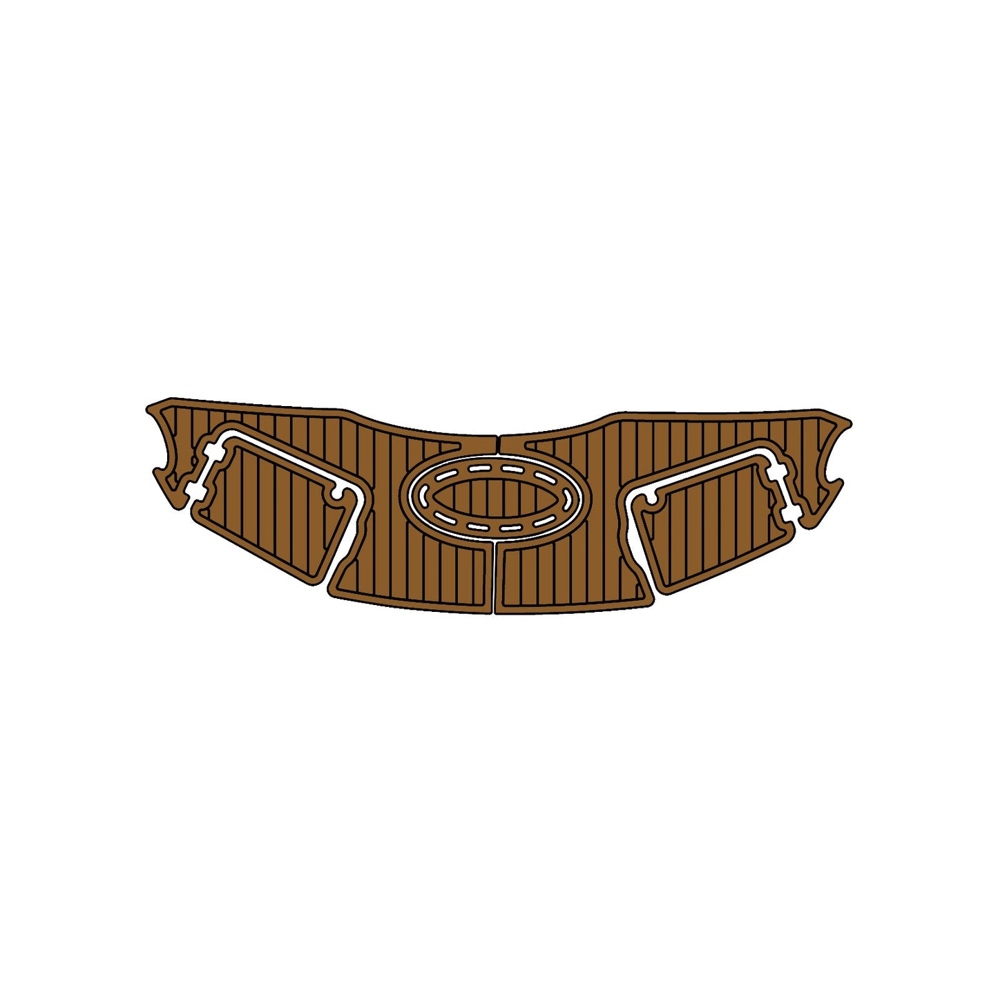 2011 Chaparral 267 Eva Foam Boat Flooring Faux Teak Boat Deck Foam Boat Decking Marine Mat Cockpit Swim Platform Pads Kxkzren Light Brown Black