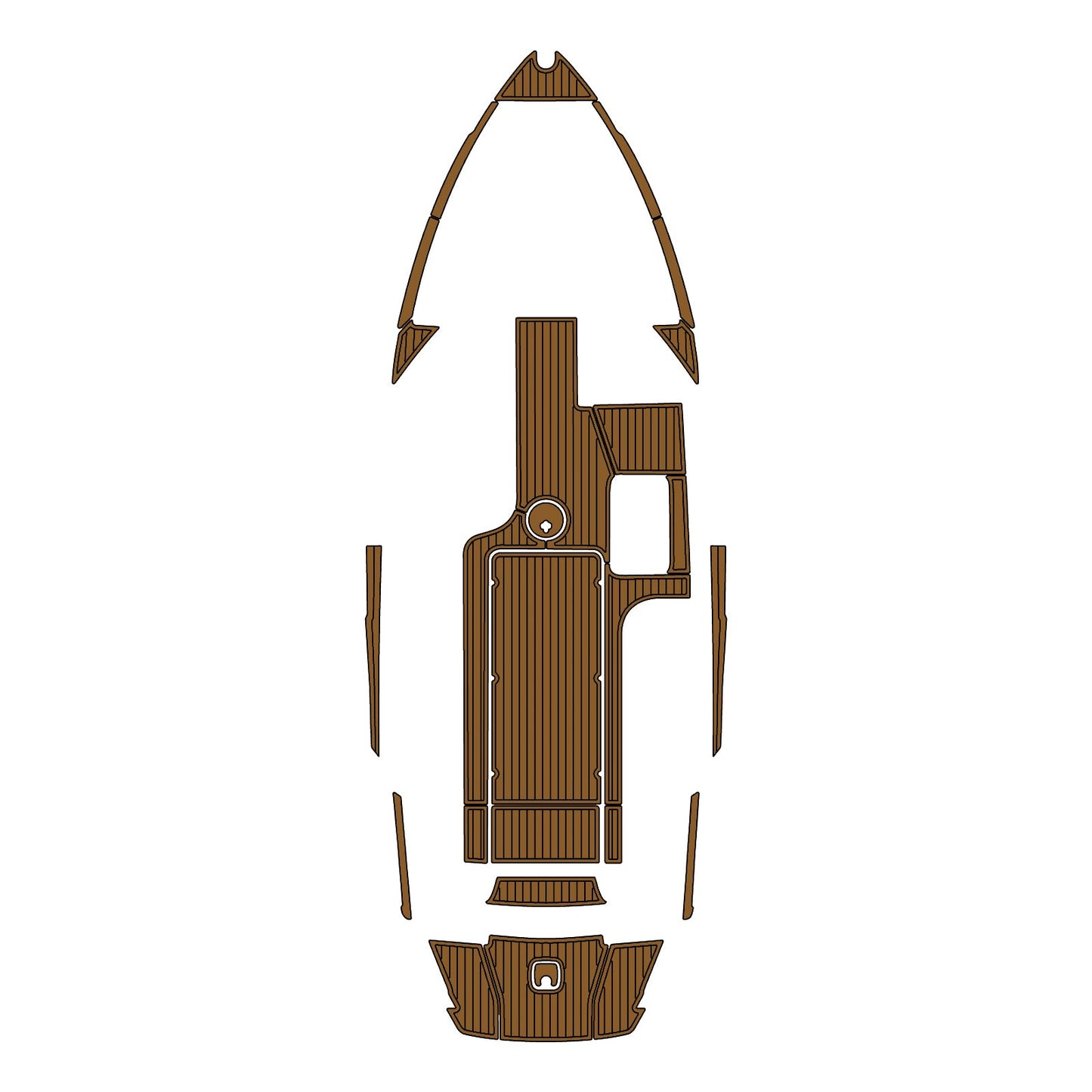 2018 Axis T23 – Custom EVA Foam Marine Flooring Kit | Non-Slip Boat Decking Mat - Kxkzren