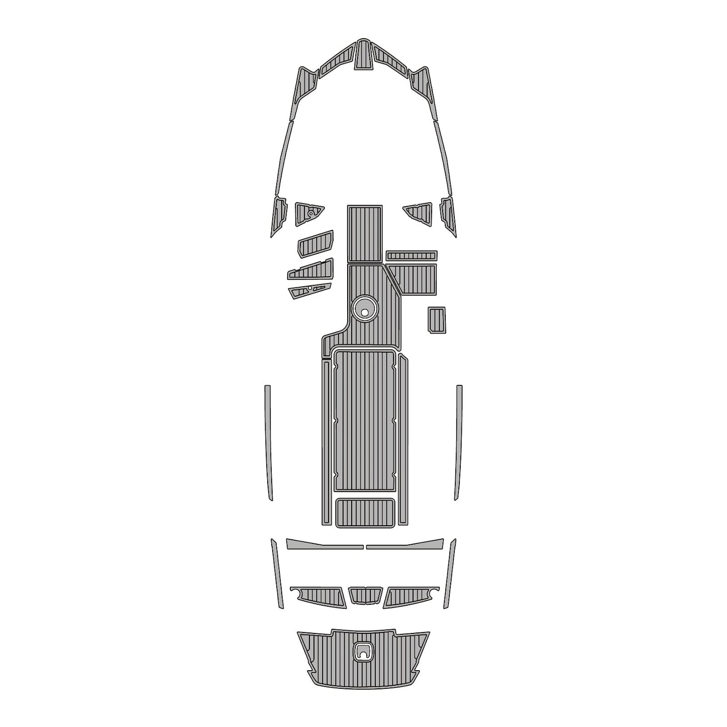 2018-2020 Axis A24 Eva Foam Boat Flooring | Faux Teak Boat Decking | Non-Slip Marine Mat for Swim Platform & Cockpit - Kxkzren