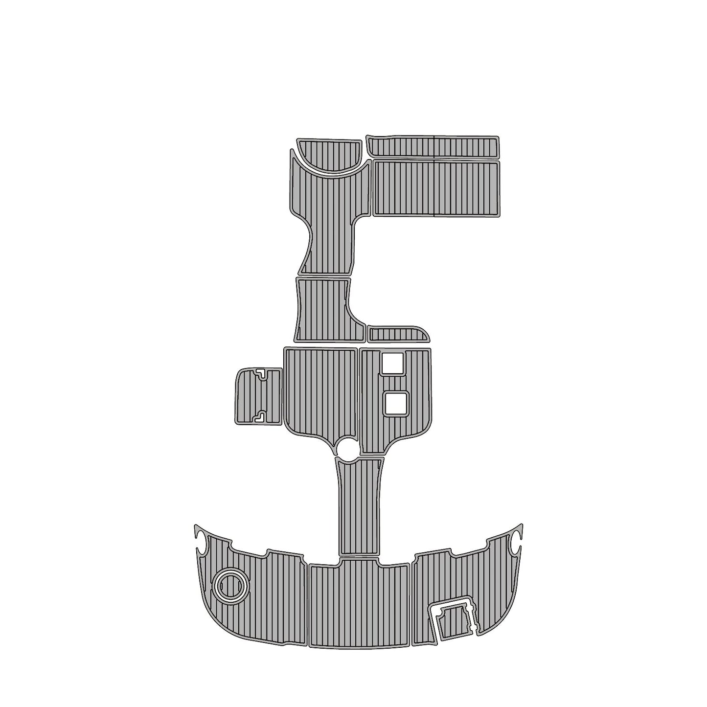 2007 Chaparral Signature 330 – Custom EVA Marine Flooring Kit | Durable Non-Slip Deck - Kxkzren