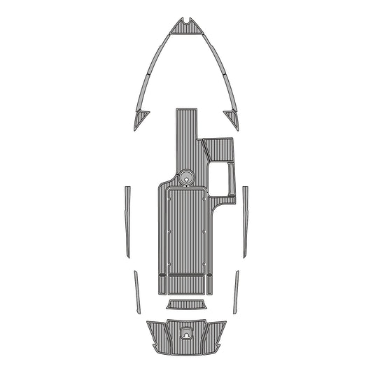 2018 Axis T23 – Custom EVA Foam Marine Flooring Kit | Non-Slip Boat Decking Mat - Kxkzren