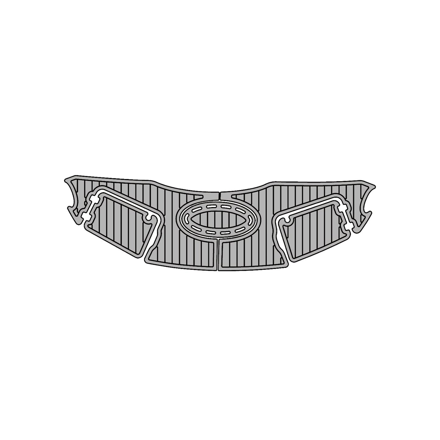 2011 Chaparral 267 – Custom EVA Foam Boat Flooring Kit for Swim Platform