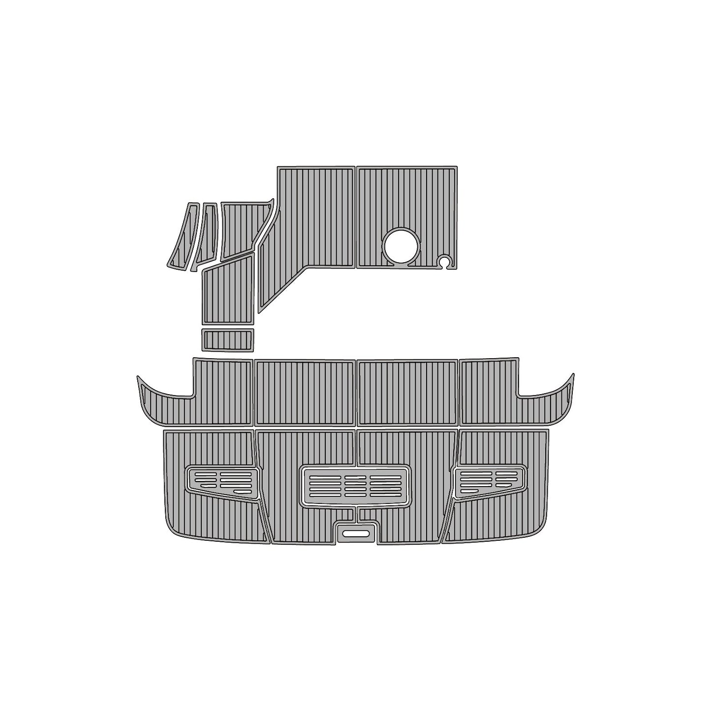2016 Sea Ray 400 – Custom EVA Foam Marine Flooring | Non-Skid Boat Decking - Kxkzren