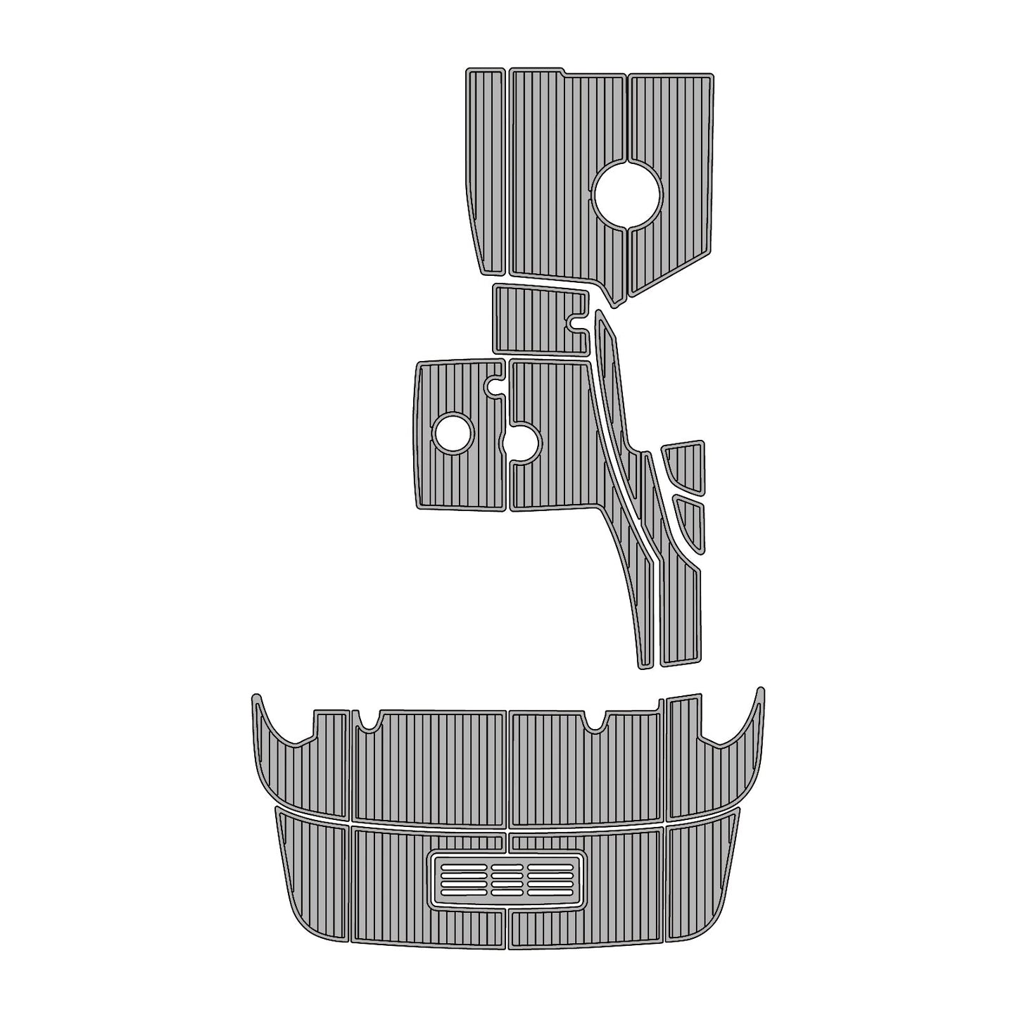 2017 Sea Ray 350 – Custom EVA Foam Marine Decking - Kxkzren