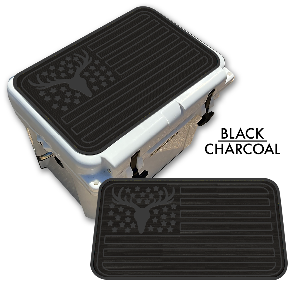 Deer Skull American Flag Custom EVA Cooler Pad - Kxkzren