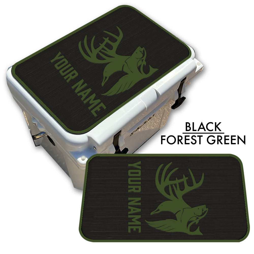 Hunting & Fishing Abstract Custom EVA Cooler Pad with Name - Kxkzren
