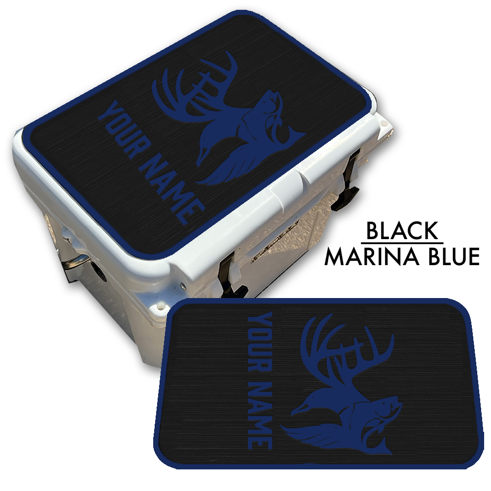 Hunting & Fishing Abstract Custom EVA Cooler Pad with Name - Kxkzren