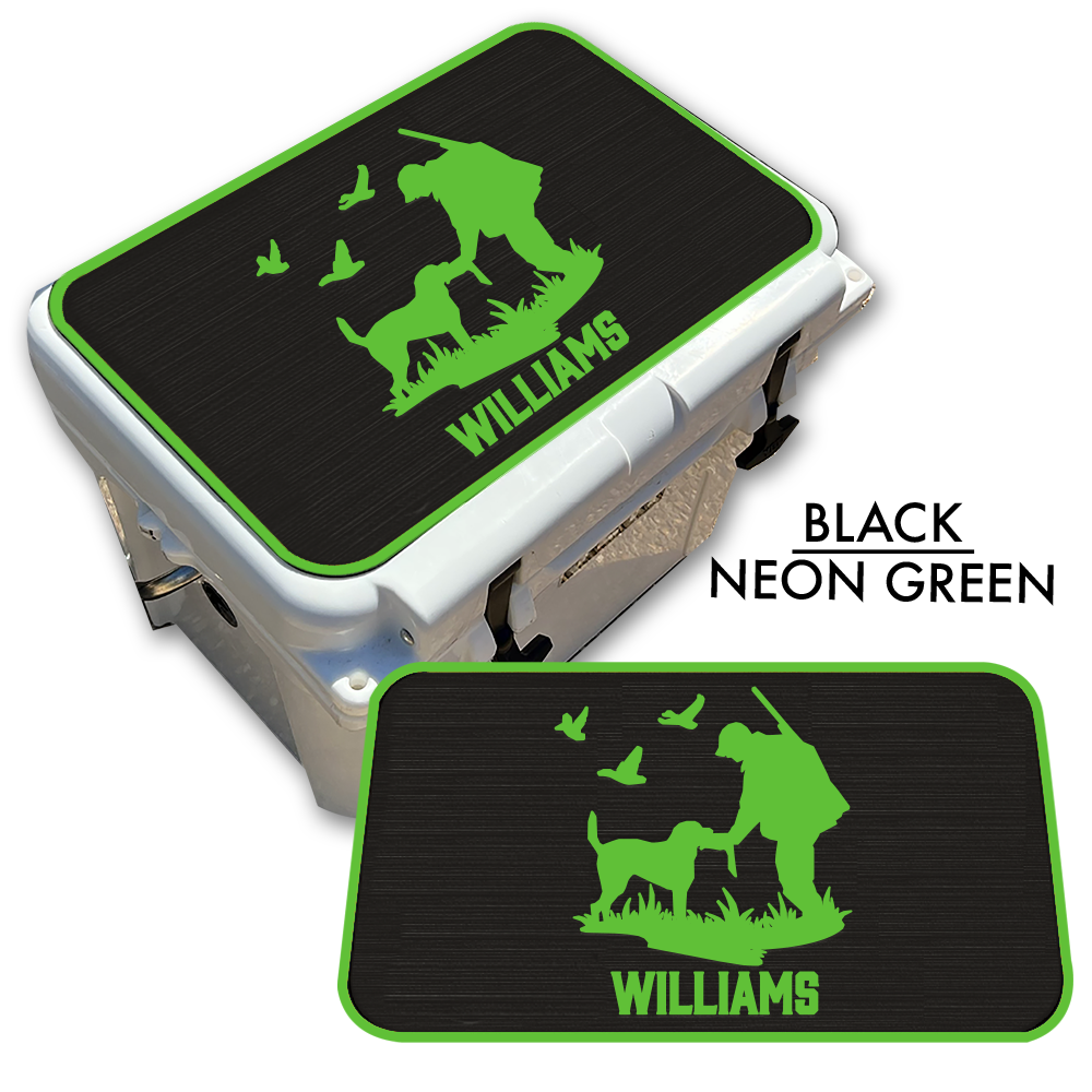 Duck Hunting with Dog Custom EVA Cooler Pad with Name - Kxkzren