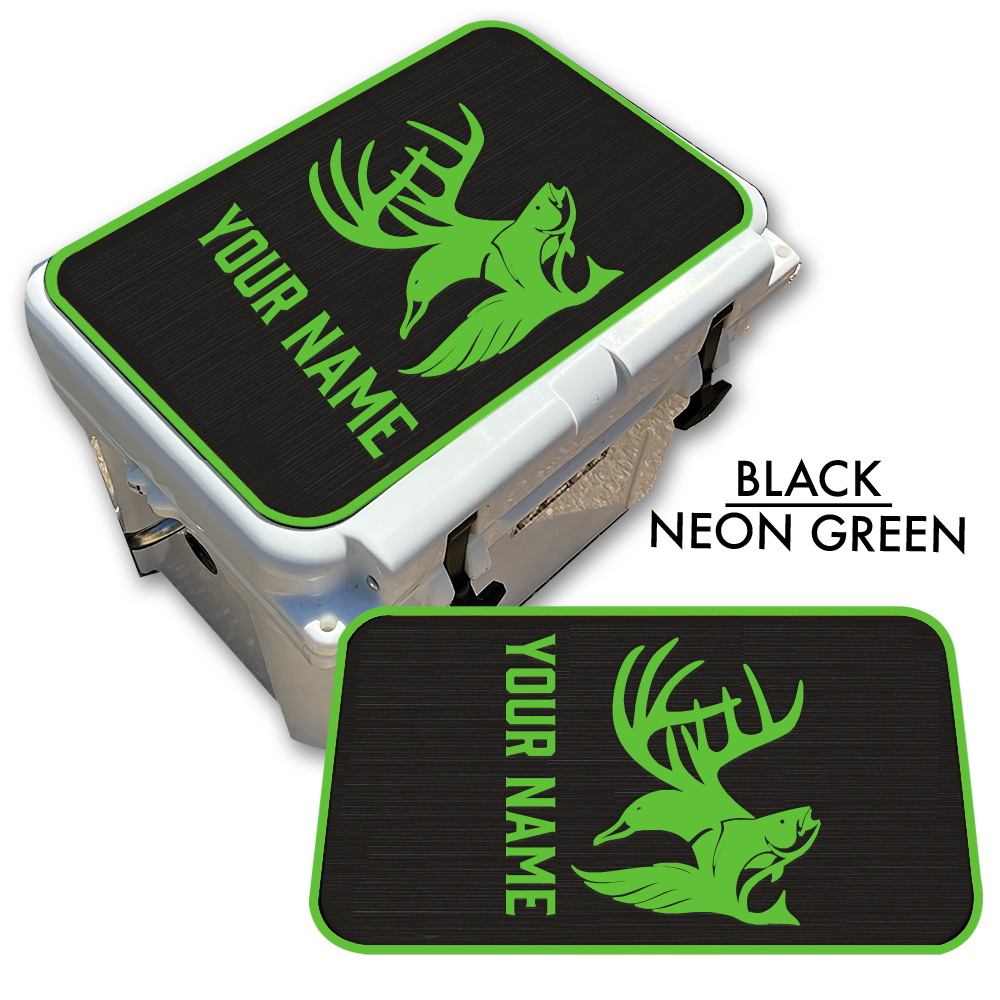 Hunting & Fishing Abstract Custom EVA Cooler Pad with Name - Kxkzren
