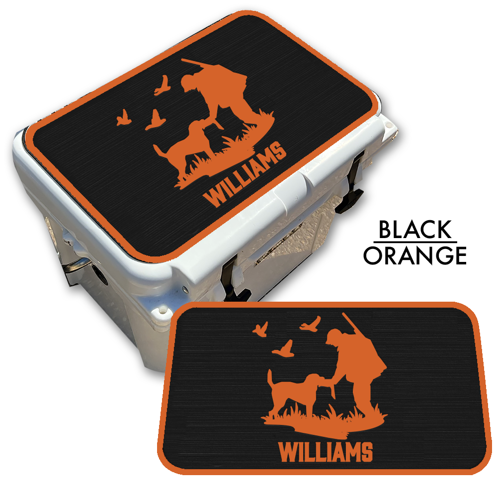 Duck Hunting with Dog Custom EVA Cooler Pad with Name - Kxkzren