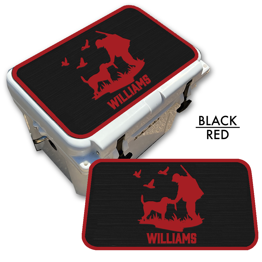 Duck Hunting with Dog Custom EVA Cooler Pad with Name - Kxkzren