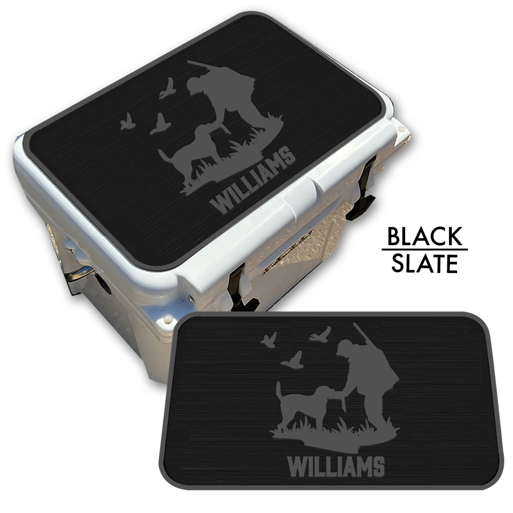Duck Hunting with Dog Custom EVA Cooler Pad with Name - Kxkzren