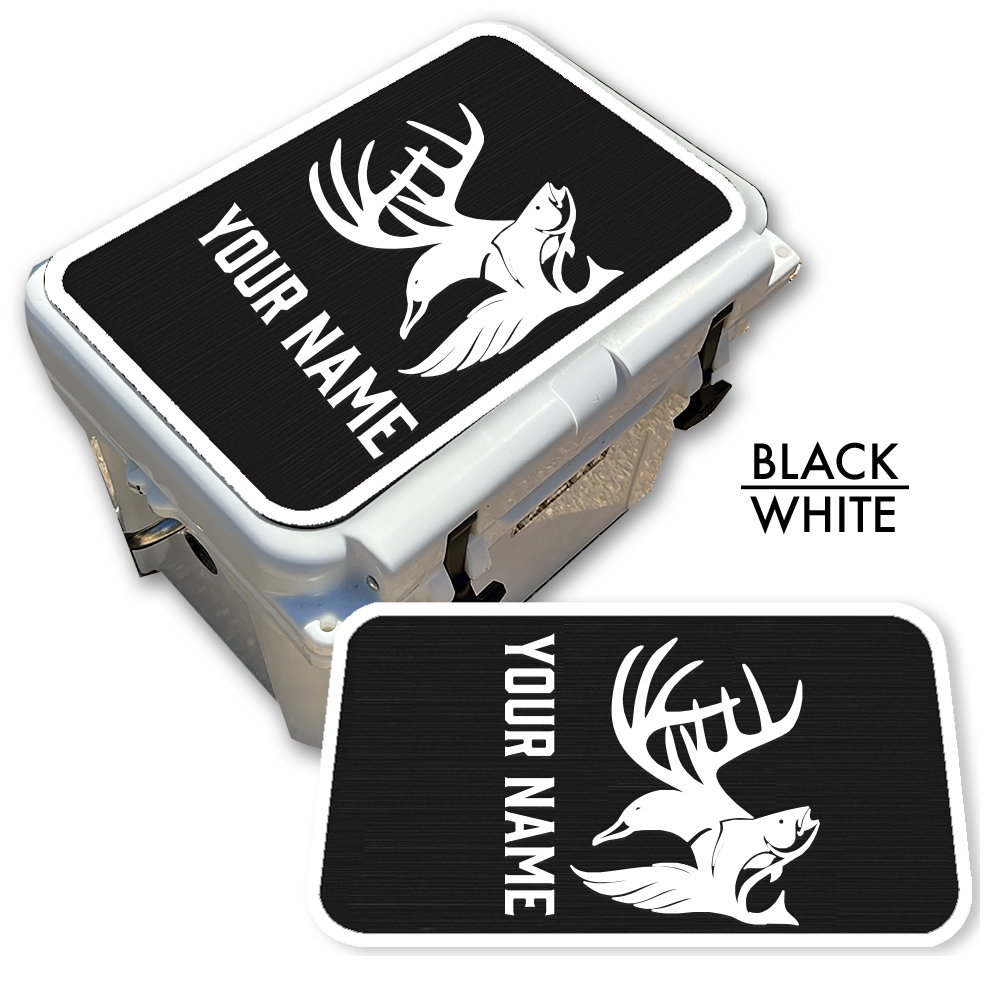Hunting & Fishing Abstract Custom EVA Cooler Pad with Name - Kxkzren