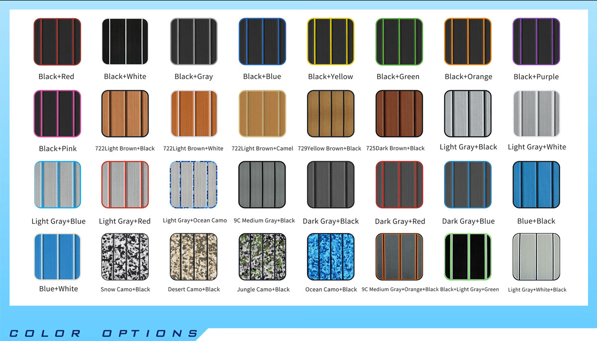 2018-2021 Axis T22 – Custom EVA Foam Marine Flooring Kit | Non-Slip Boat Decking Mat - Kxkzren