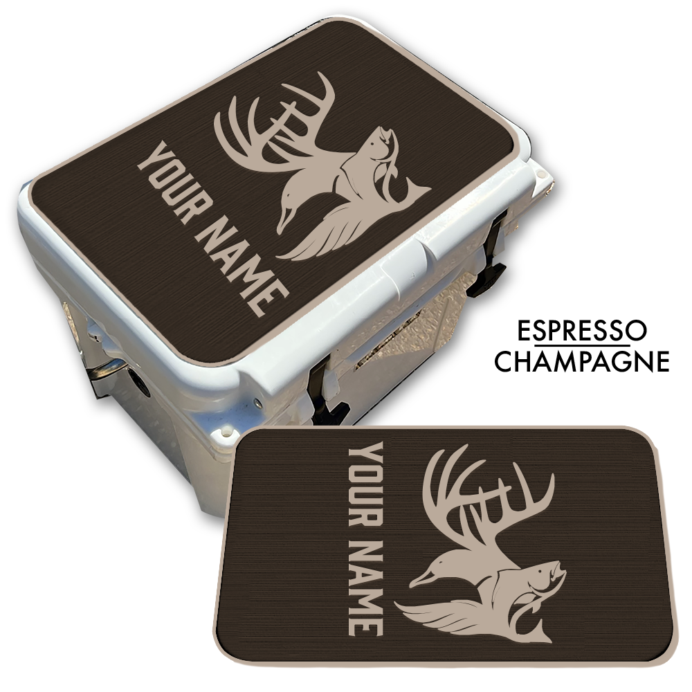 Hunting & Fishing Abstract Custom EVA Cooler Pad with Name - Kxkzren