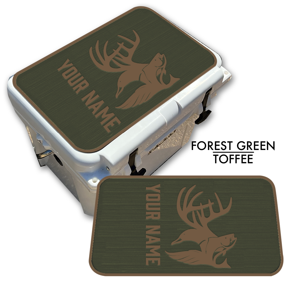 Hunting & Fishing Abstract Custom EVA Cooler Pad with Name - Kxkzren