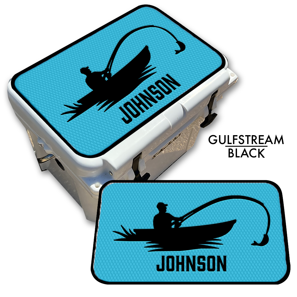 Fisherman Custom EVA Cooler Pad with Name - Kxkzren