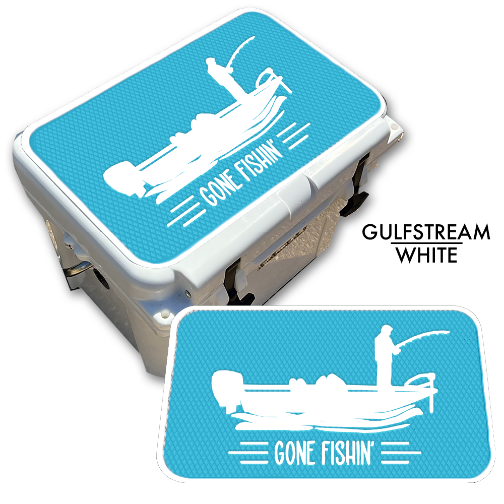 Gone Fishin' with Boat Custom EVA Cooler Pad - Kxkzren