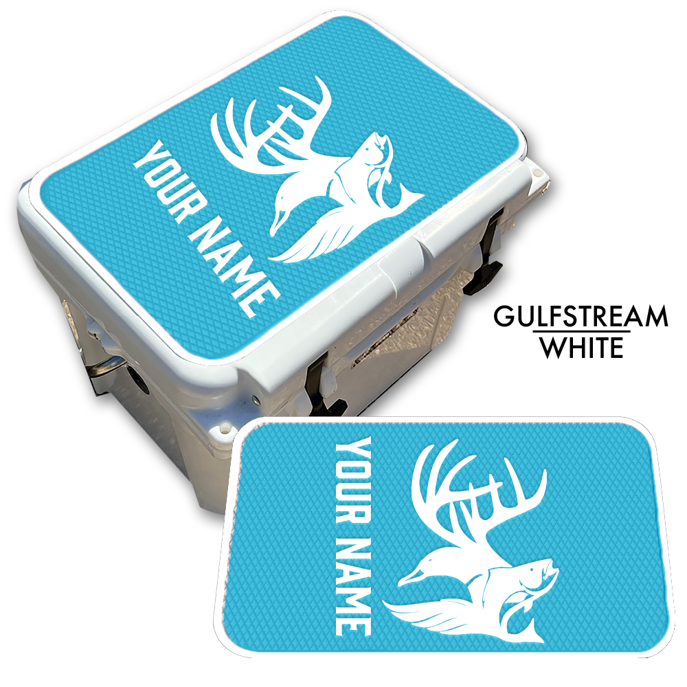 Hunting & Fishing Abstract Custom EVA Cooler Pad with Name - Kxkzren