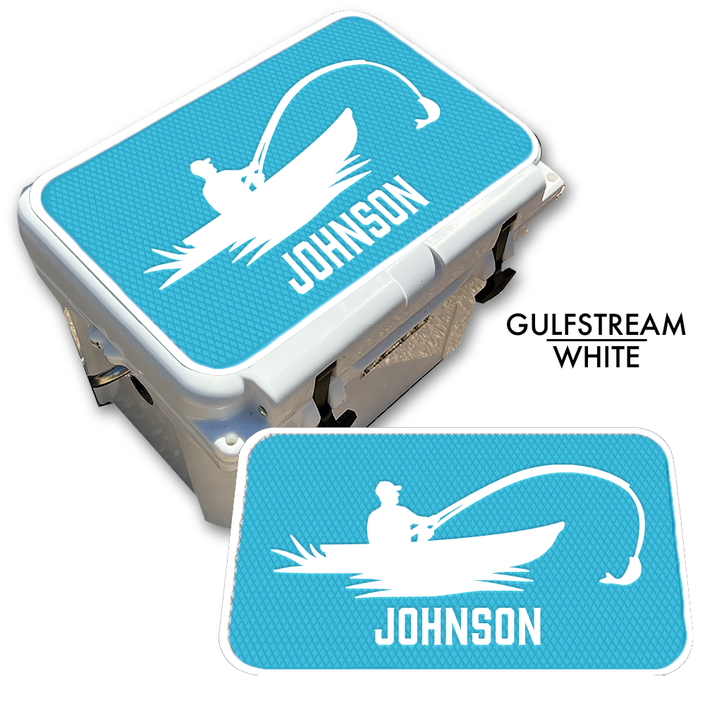 Fisherman Custom EVA Cooler Pad with Name - Kxkzren