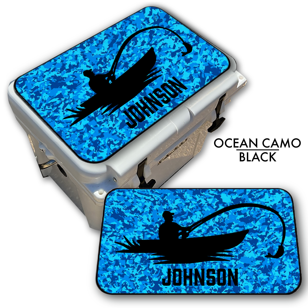 Fisherman Custom EVA Cooler Pad with Name - Kxkzren