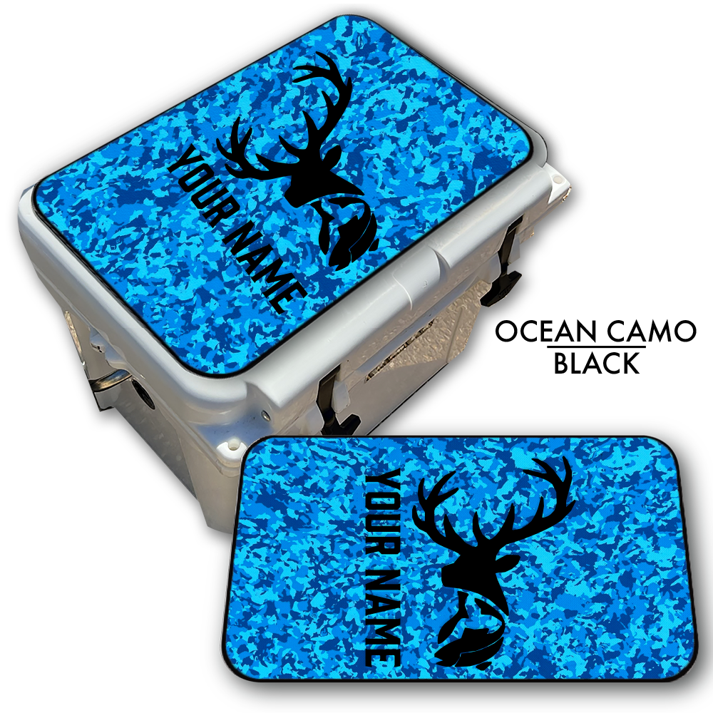 Hunting & Fishing Abstract Custom EVA Cooler Pad with Name - Kxkzren