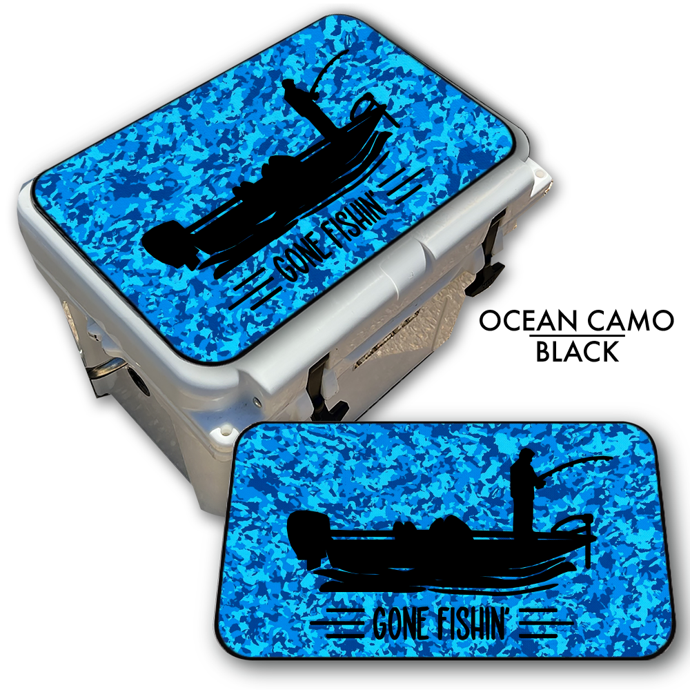 Gone Fishin' with Boat Custom EVA Cooler Pad - Kxkzren