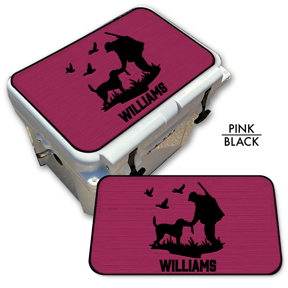 Duck Hunting with Dog Custom EVA Cooler Pad with Name - Kxkzren