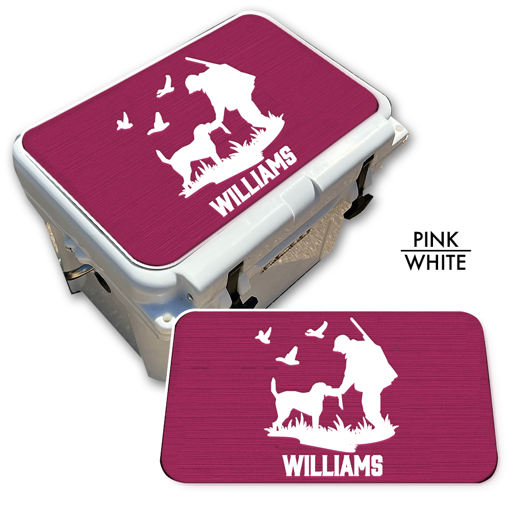 Duck Hunting with Dog Custom EVA Cooler Pad with Name - Kxkzren