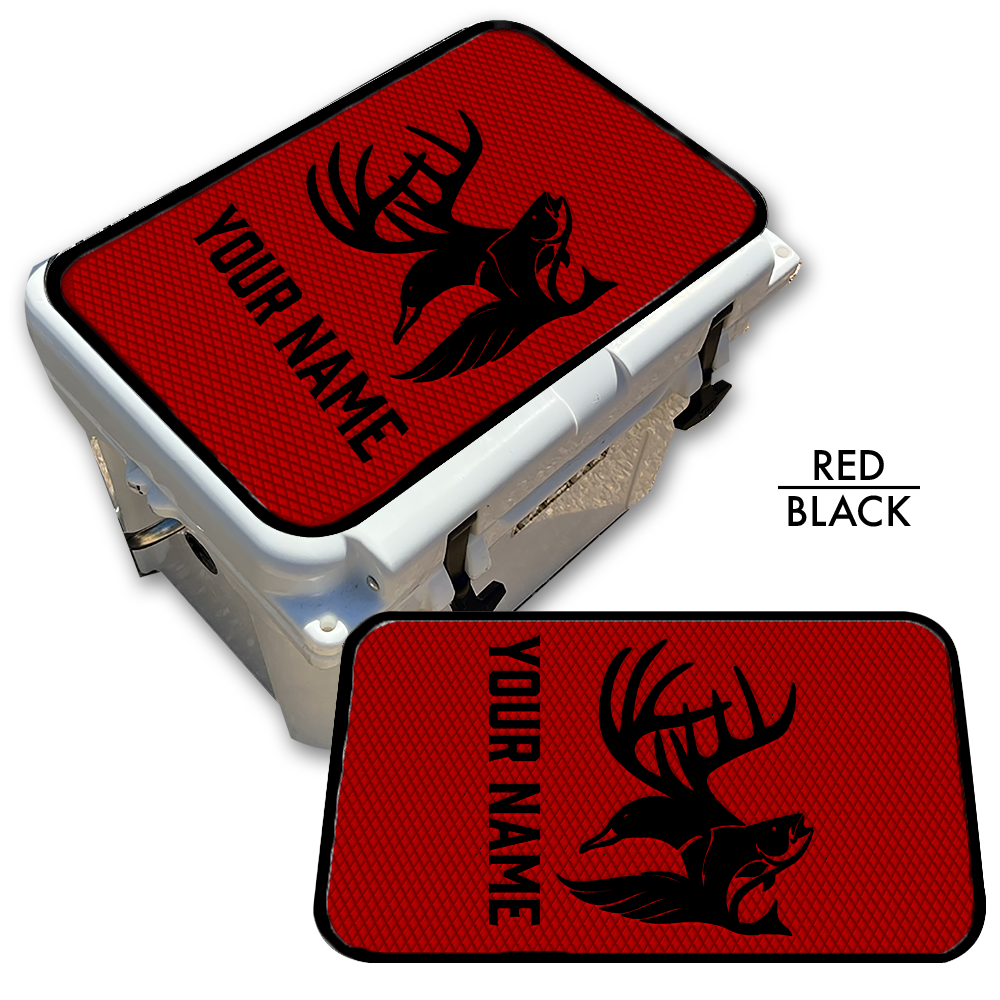 Hunting & Fishing Abstract Custom EVA Cooler Pad with Name - Kxkzren