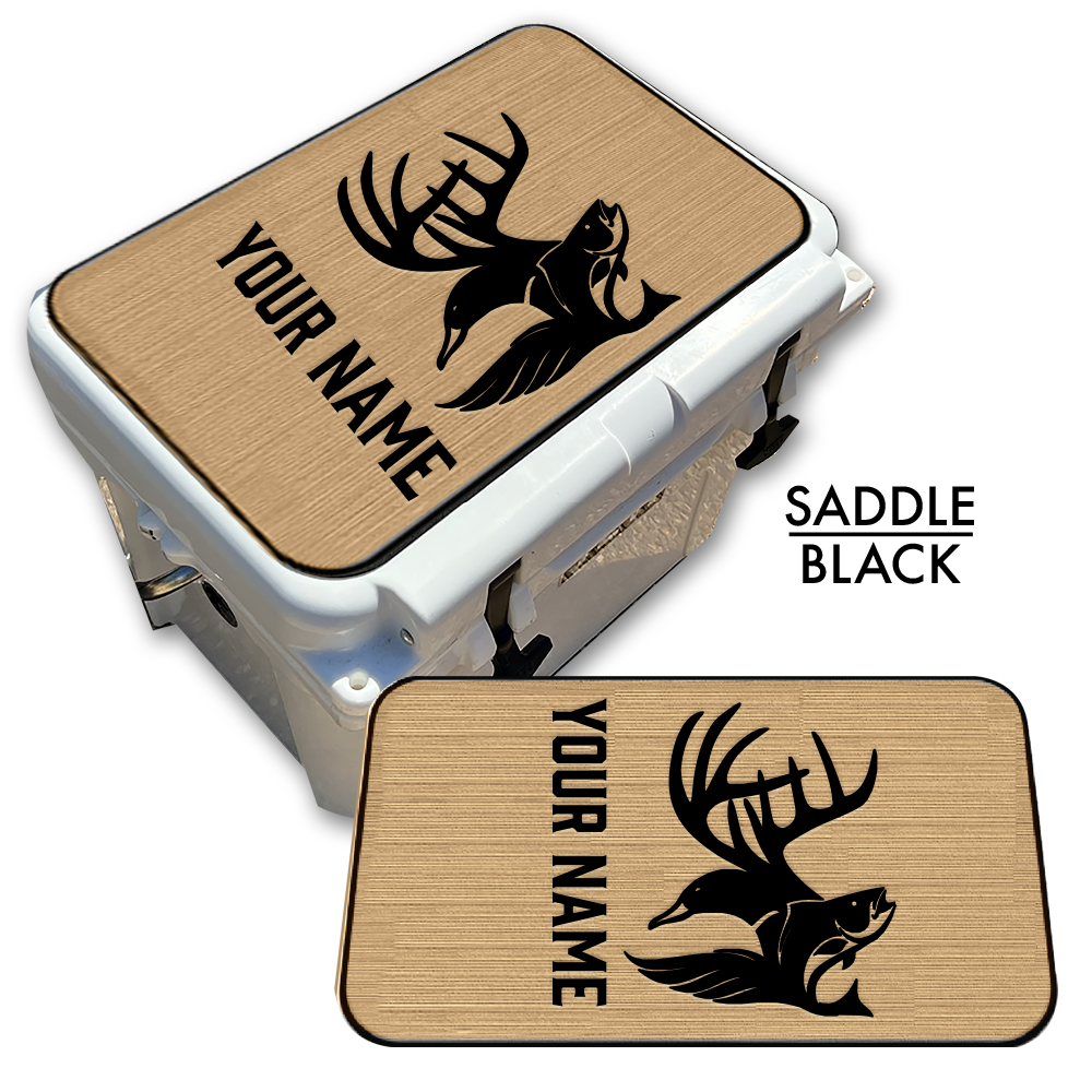 Hunting & Fishing Abstract Custom EVA Cooler Pad with Name - Kxkzren
