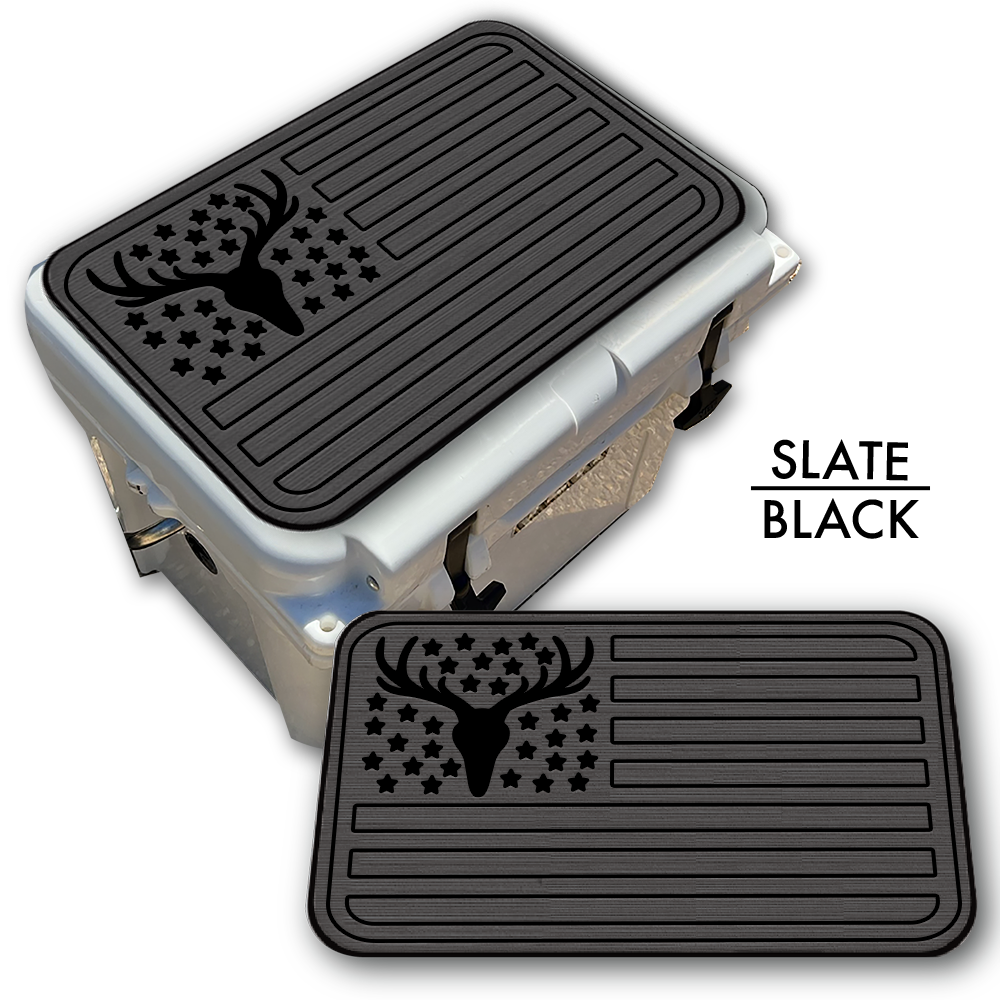 Deer Skull American Flag Custom EVA Cooler Pad - Kxkzren