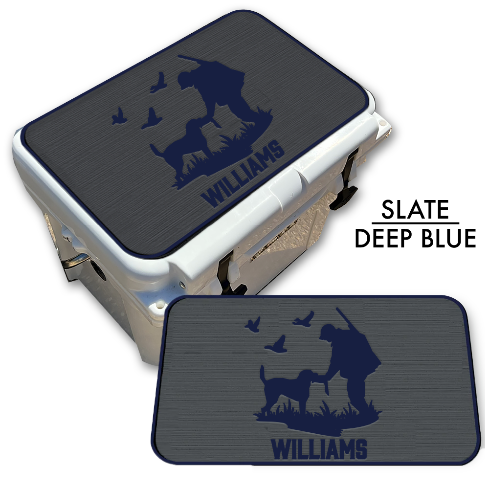 Duck Hunting with Dog Custom EVA Cooler Pad with Name - Kxkzren