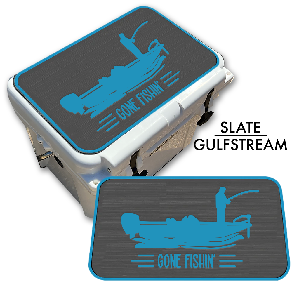 Gone Fishin' with Boat Custom EVA Cooler Pad - Kxkzren