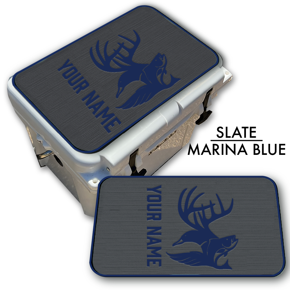 Hunting & Fishing Abstract Custom EVA Cooler Pad with Name - Kxkzren