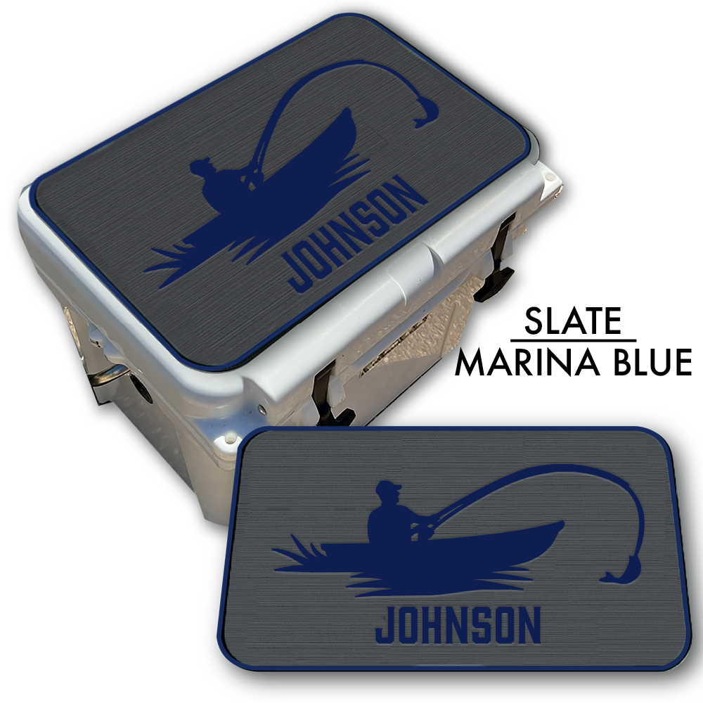 Fisherman Custom EVA Cooler Pad with Name - Kxkzren