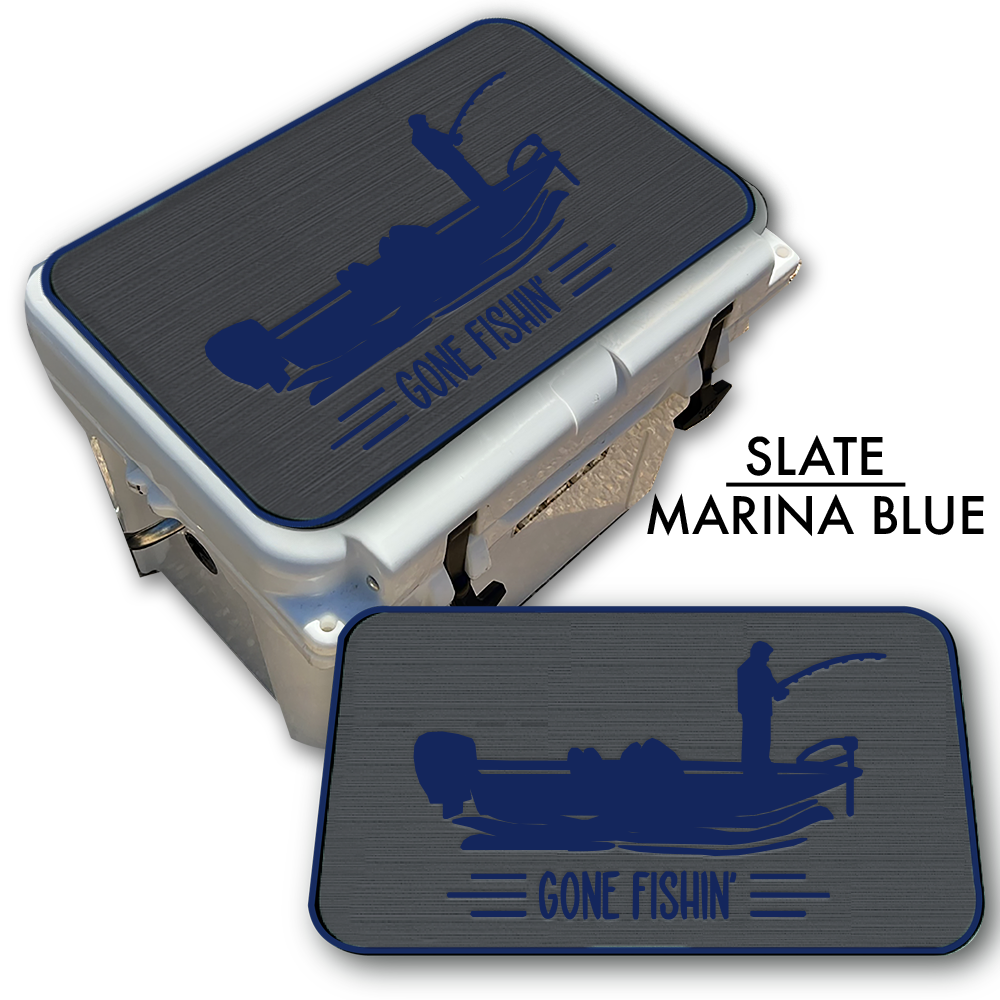 Gone Fishin' with Boat Custom EVA Cooler Pad - Kxkzren