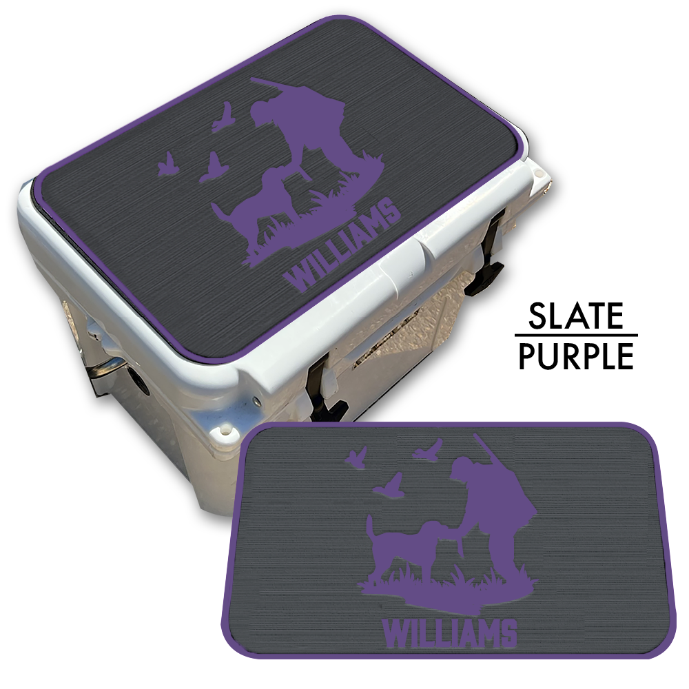 Duck Hunting with Dog Custom EVA Cooler Pad with Name - Kxkzren