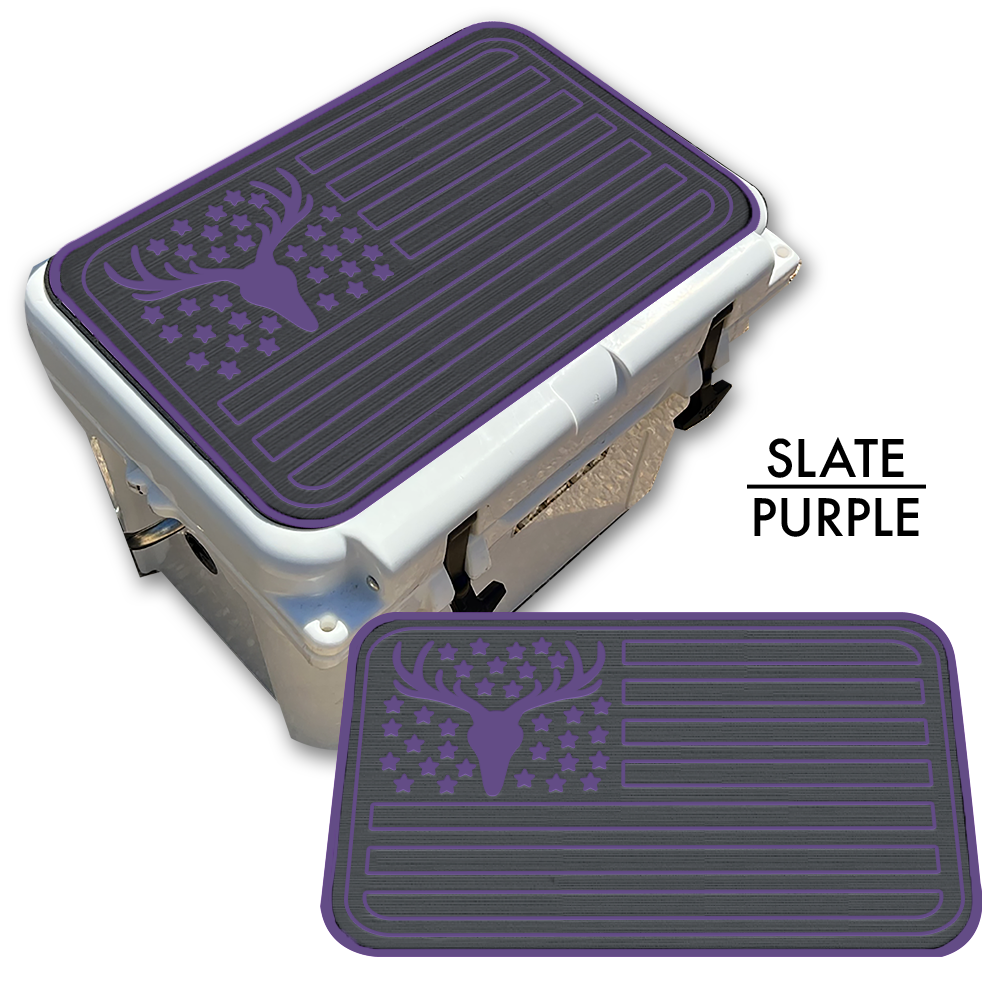 Deer Skull American Flag Custom EVA Cooler Pad - Kxkzren