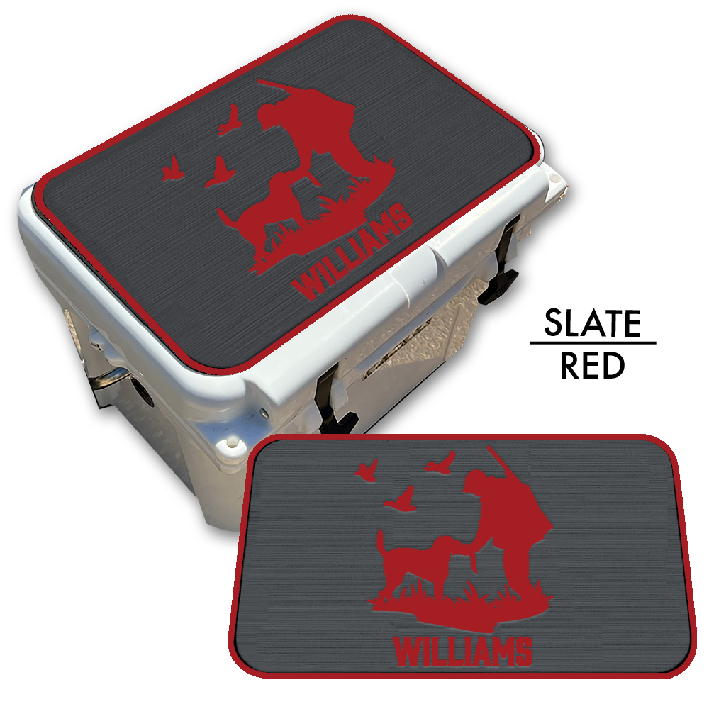 Duck Hunting with Dog Custom EVA Cooler Pad with Name - Kxkzren