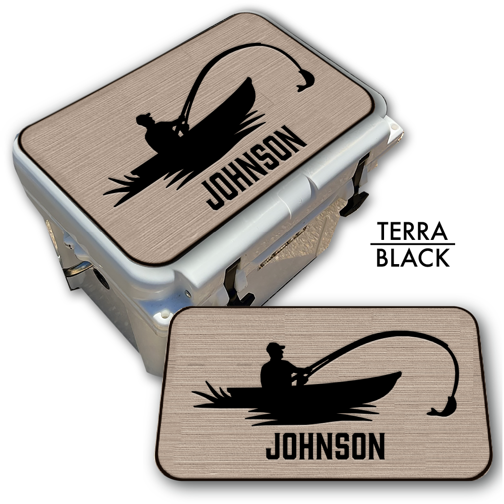 Fisherman Custom EVA Cooler Pad with Name - Kxkzren
