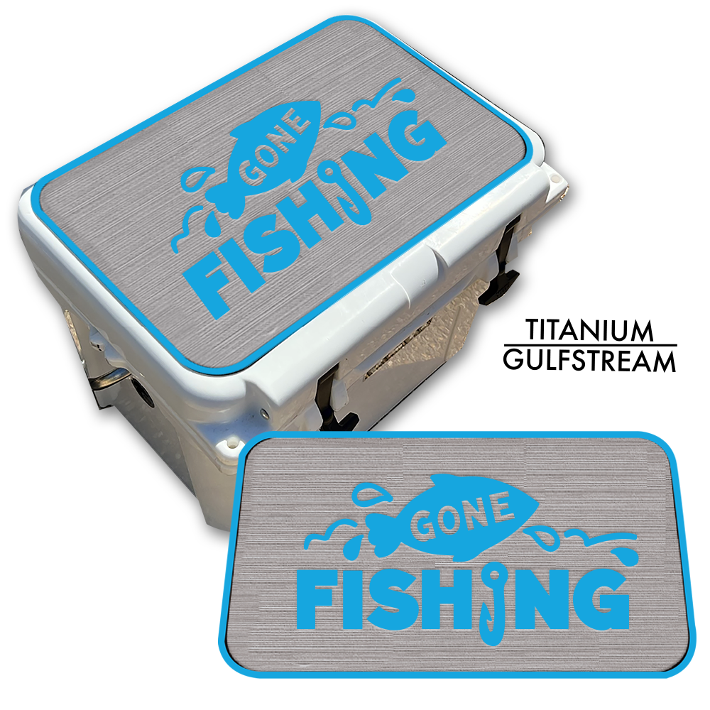 Gone Fishing Custom EVA Cooler Pad - Kxkzren