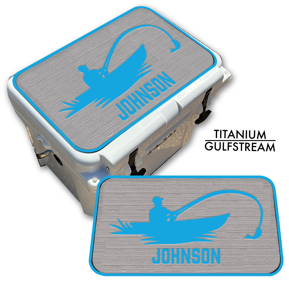 Fisherman Custom EVA Cooler Pad with Name - Kxkzren