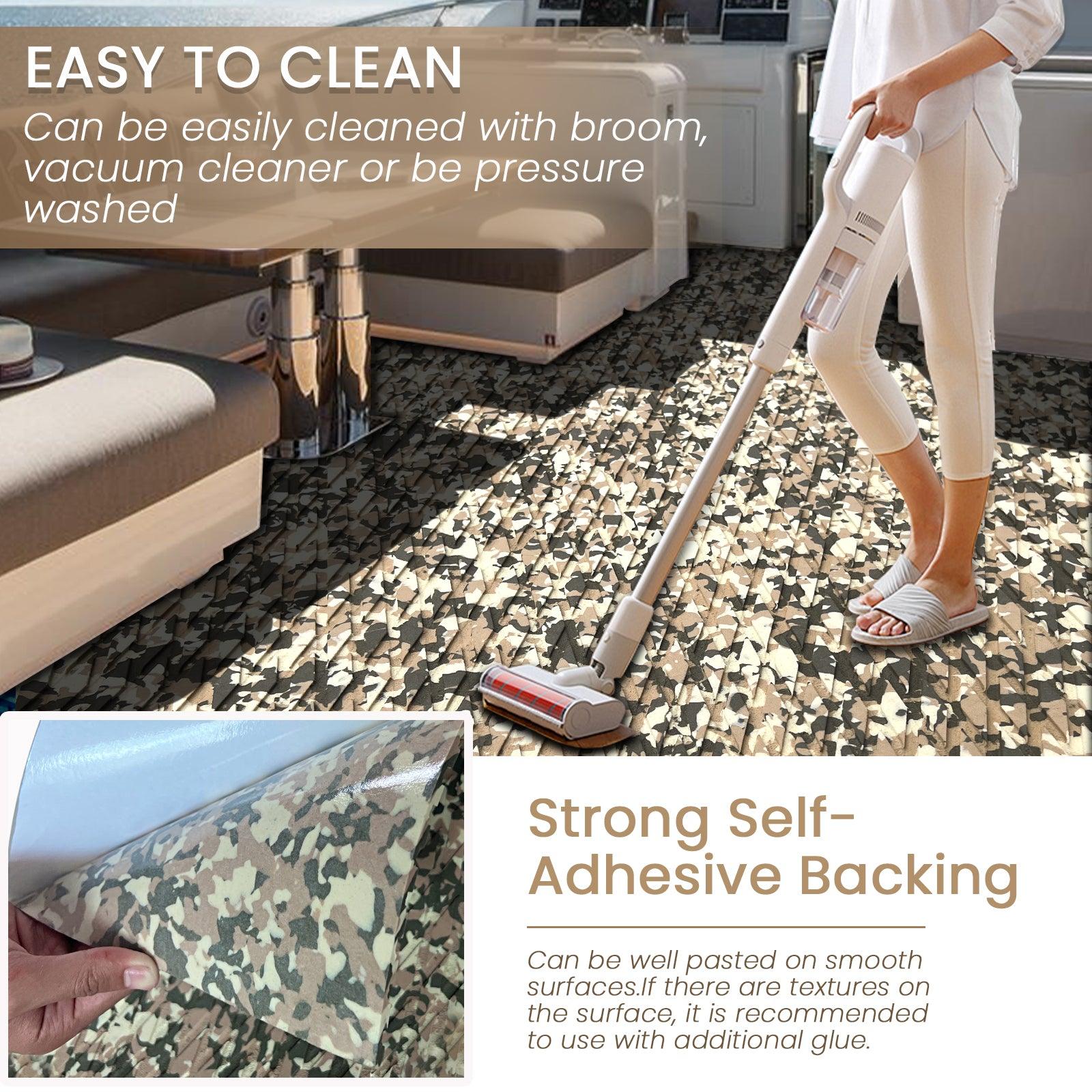 Kxkzren - BOAT FLOORING - Small Diamond EVA Foam Boat Flooring | Desert Camo